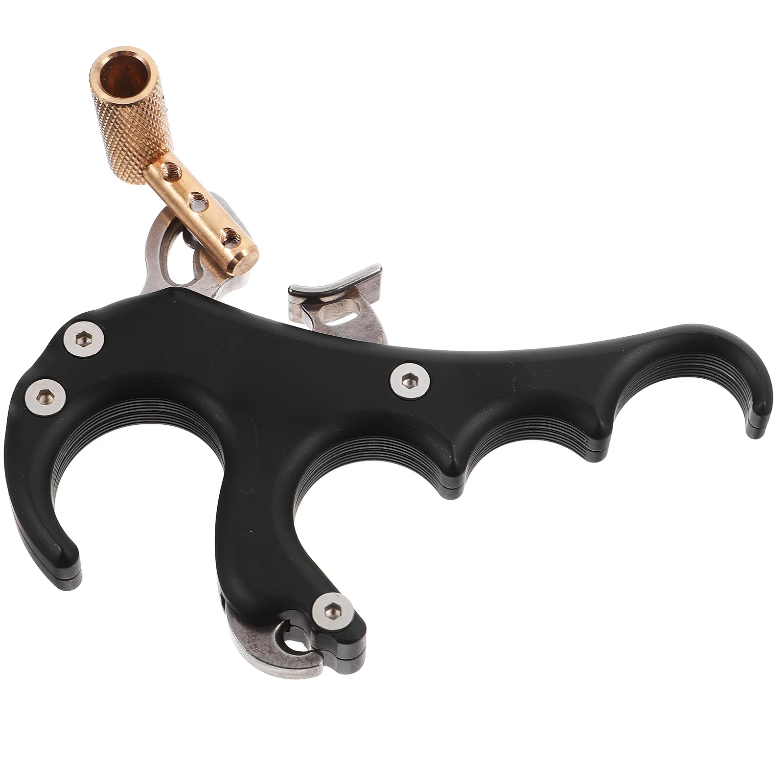

Bow Release Aid Archery Finger Protector Compound Accessory Black Strong Material Prevent Injury Adjustable Trigger