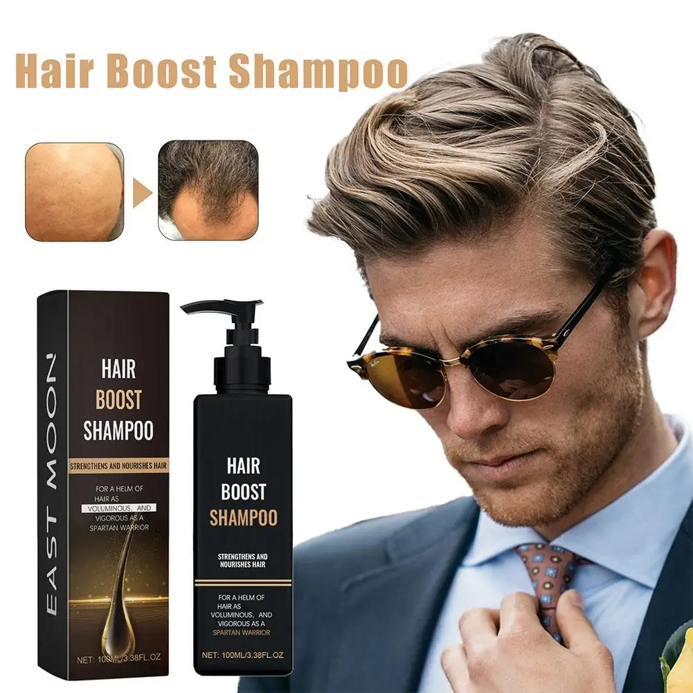 100ml Men Dense Hair Shampoo For Hair Root Activation Hair Follicle Shampoo For Anti Baldness And Powerful Hair Care Soluti Y6V6