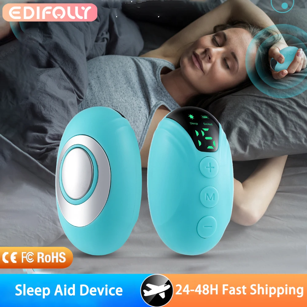 

Handheld Sleep Aid Device Micro Current Intelligent Help Sleep Devices for Sleep Massager Relief Anxiety Stress Hypnosis Tool