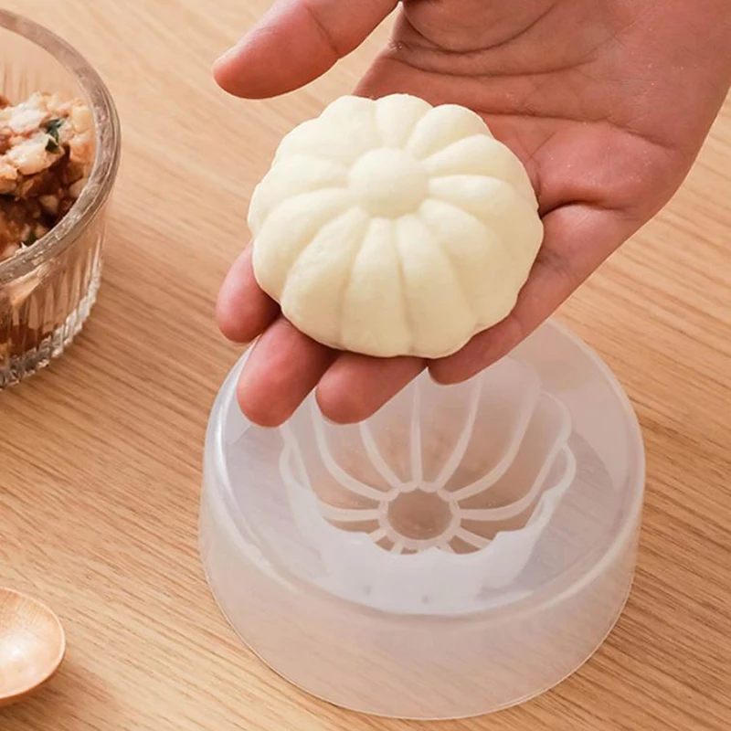 Chinese Baozi Mold DIY Pastry Pie Dumpling Making Mould Kitchen Food Grade Gadgets Baking Pastry Tool Moon Cake Making Mould