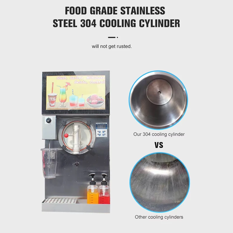 도매 아이스 퓨레 기계, 냉동 상업용 주스 기계 스무디 마가리타 기계 냉동 음료 기계