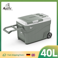 Alpicool DD40 40L Portable Refrigerator 12V Compressor Fridge Freezer Dual Zone Independent Control Portable Cooler for Camping