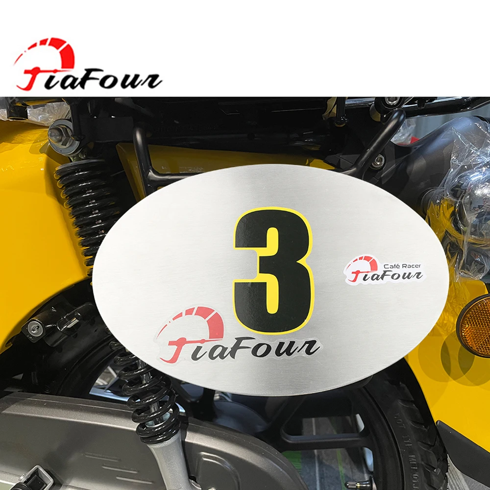 DIY License Plate 2.5mm Thickness Aluminum Custom Motorcycle Accessories Parts Number Plate