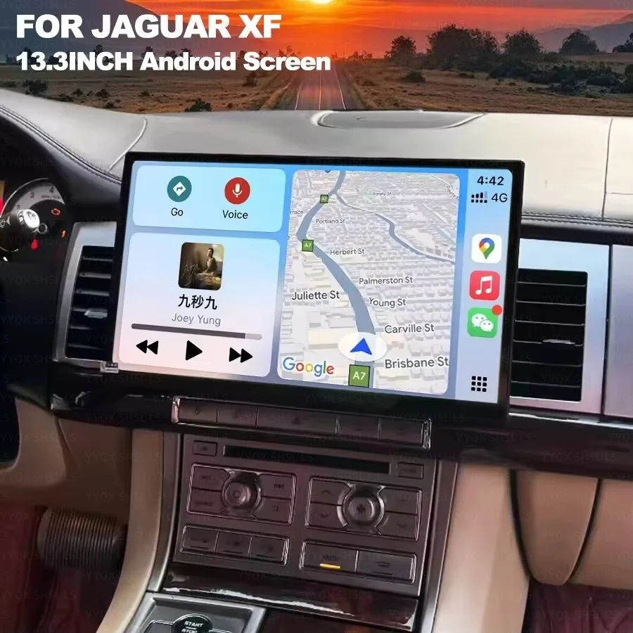 

Автомобильное радио с сенсорным экраном для Jaguar XF 2008-2015, Android, GPS-навигация, автомобильное мультимедиа, авторадио, стереоприемник, головное устройство