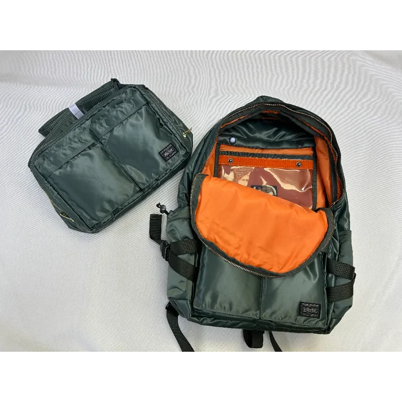 

Набор из 2 предметов Porter Tanker: рюкзак и сумка через плечо, блестящий мужской рюкзак большой вместимости для походов, учебы, спорта, активного отдыха и путешествий.