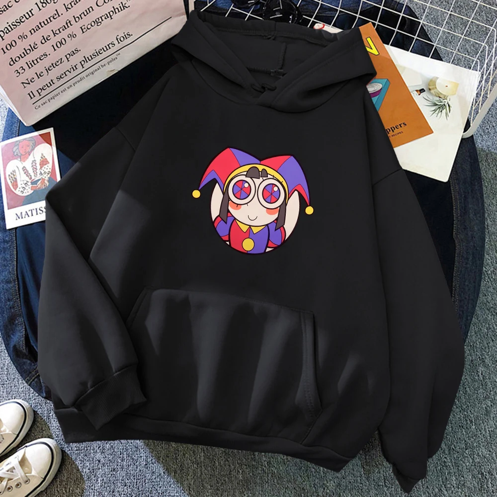 2024 New THE AMAZING DIGITAL CIRCUS Pomni Hoodie Streetwear Woman Graphic Sweatshirt Casual Long Sleeve Winter Pullovers Clothes