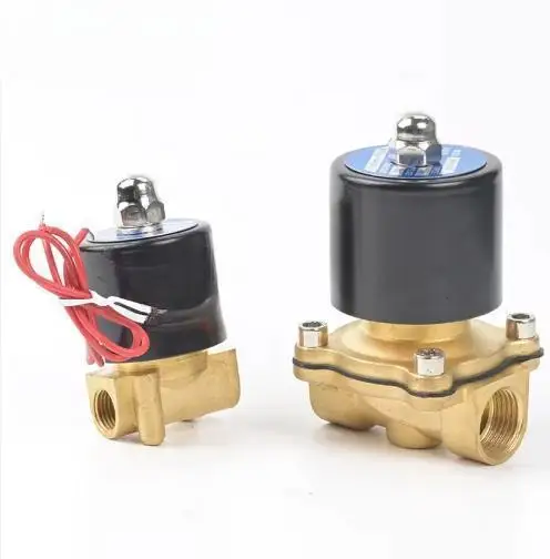 High Temperature  Medium Pressure Brass Electric Solenoid Valve for Water