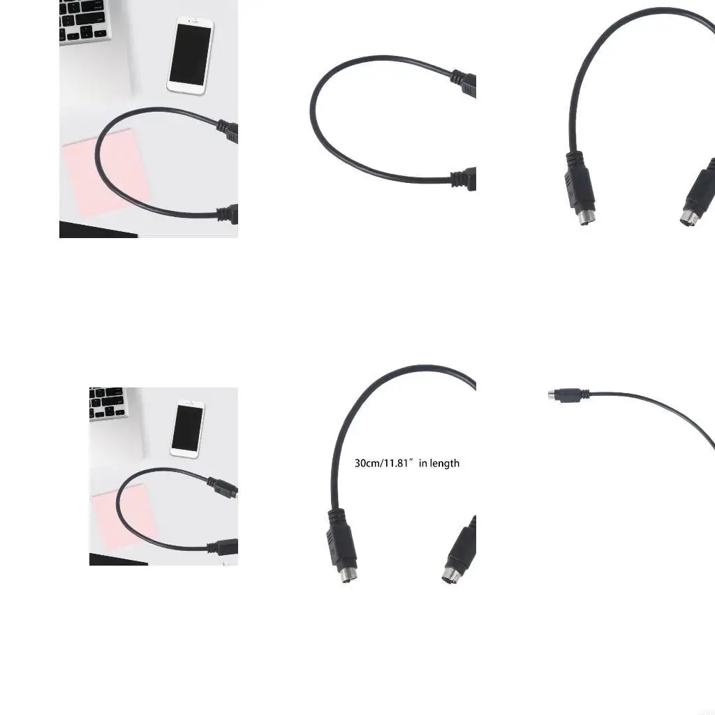 High Quality 2 Copper Wire Extension Cable Male To Male Power Cord Wire 1 Ft/11.81in for Keyboard Mouse for M