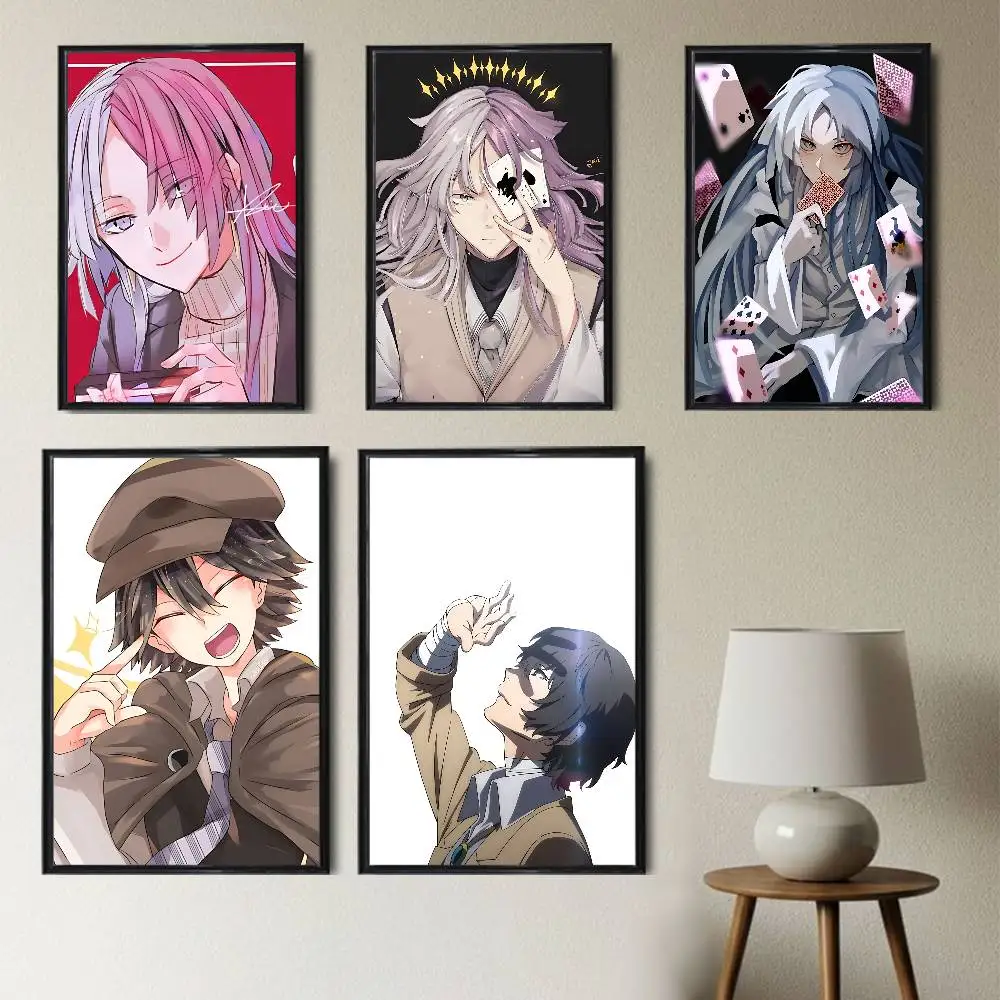Sigma Osamu Dazai Bungo Stray Dogs Poster Trendy Wall Art For Coffee Office Bar Decoration Best Gift Good Sticker Printed