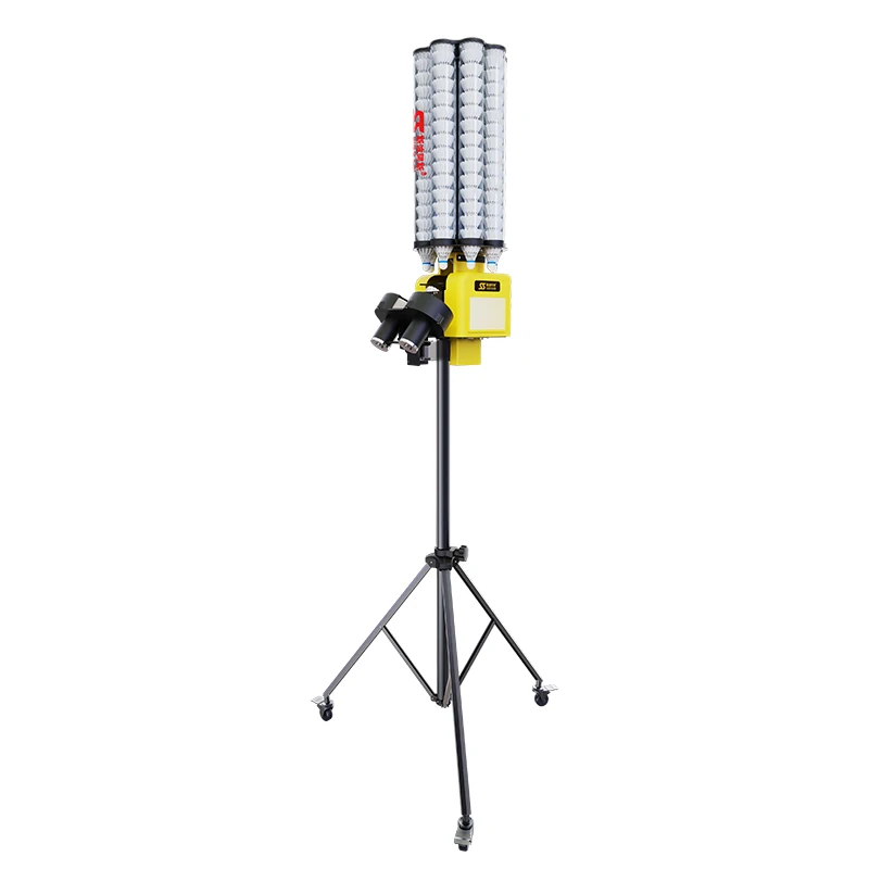 SIBOASI New Arrival Badminton Shuttlecock Shooting Machine Badminton Serve Machine with Remote Control for Training  Practice