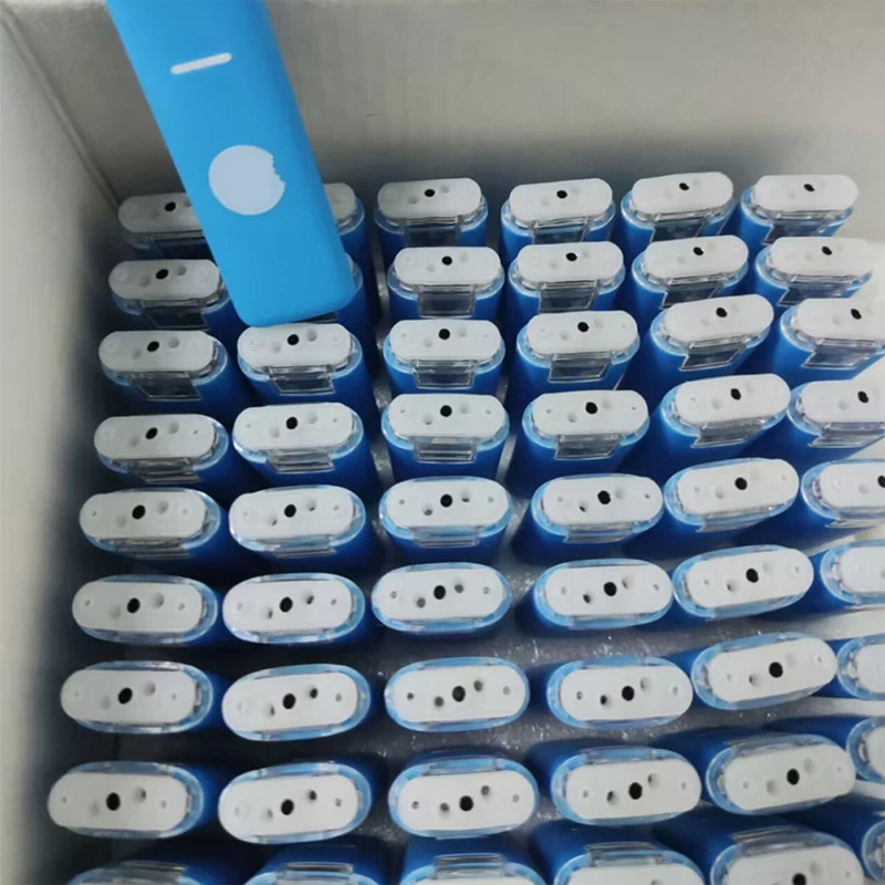 10-50 pces biscoitos vape caneta 1ml capacidade vazia cartucho cerâmico 280mah bateria recarregável vaporizador cigarros eletrônicos