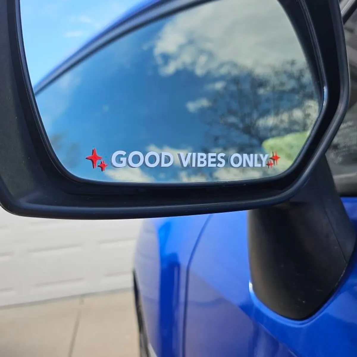 Наклейки-и-декоративные-стикеры-для-зеркала-заднего-вида-автомобиля-«Только-хорошее-настроение»-вырезанные-водонепроницаемые-для-декора-и-рукоделия