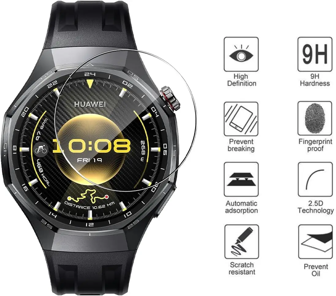 حامي الشاشة لهواوي ساعة GT6 برو 46 مللي متر هيدروجيل فيلم HD التغطية الكاملة لينة طبقة رقيقة واقية لهواوي GT6 46 مللي متر ملحق