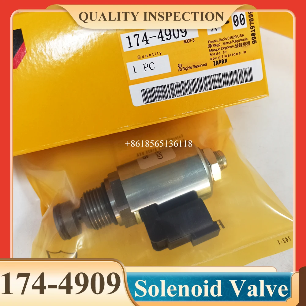 1744909 Solenoid Valve 174-4909 For D7E D7E LGP D7R D7R II D6T LGPPAT D6T XL D7E D7E LGP D7R D7R LGPPAT D6T XL D6T LGP D6T New