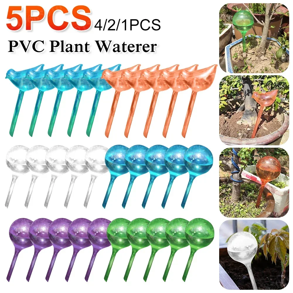 5/1PCS Automatic Plant Watering Bulbs Water Device for Garden Flower Plants Drip Irrigation System Self Watering Balls