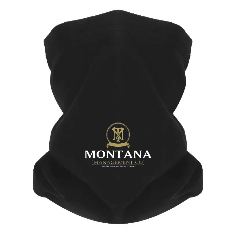 Элегантная эмблема с переплетенными буквами, мужской ветрозащитный шарф, маска, гетры, женская шапка, головной убор, уличный теплый зимний мульт