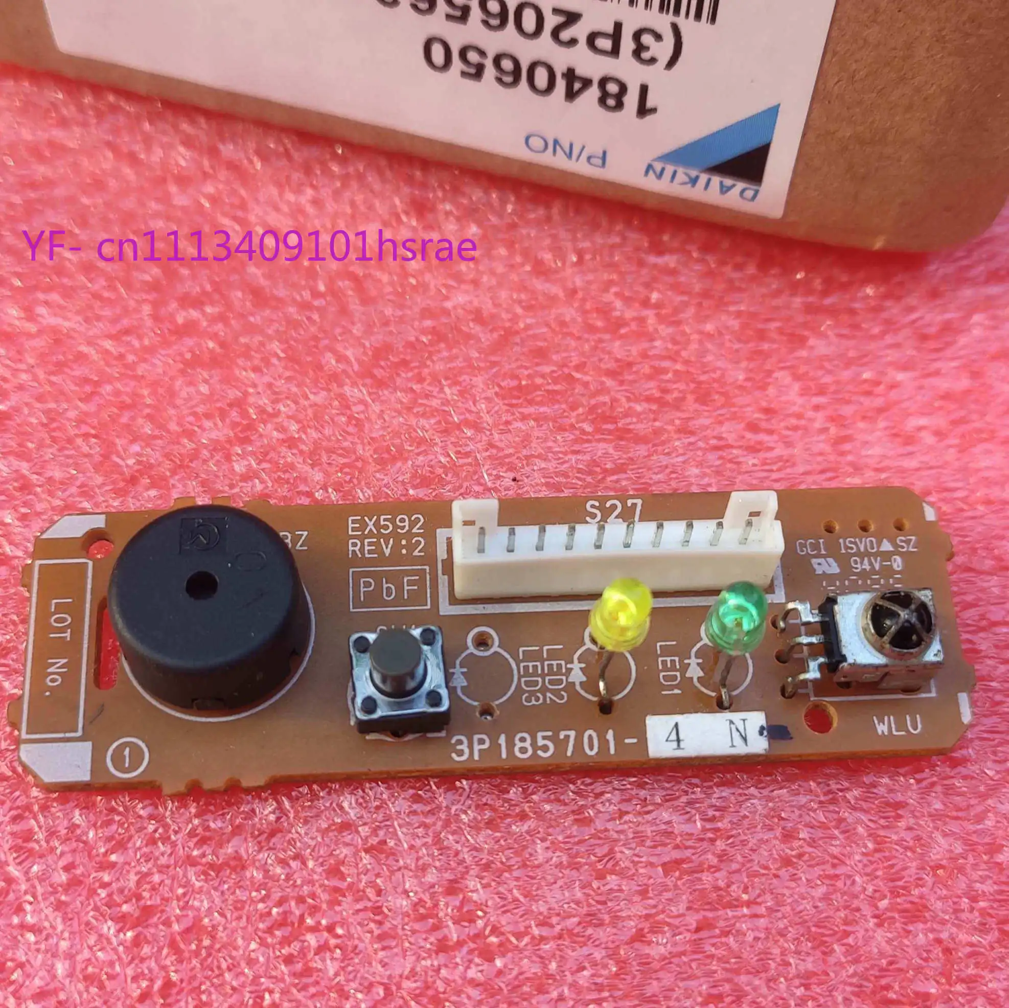 Infrared Signal Receive PCB With Button Temp Probe Replace 3P206563-1 For Daikin FTXP235PCW Indoor Unit Repair Accessory