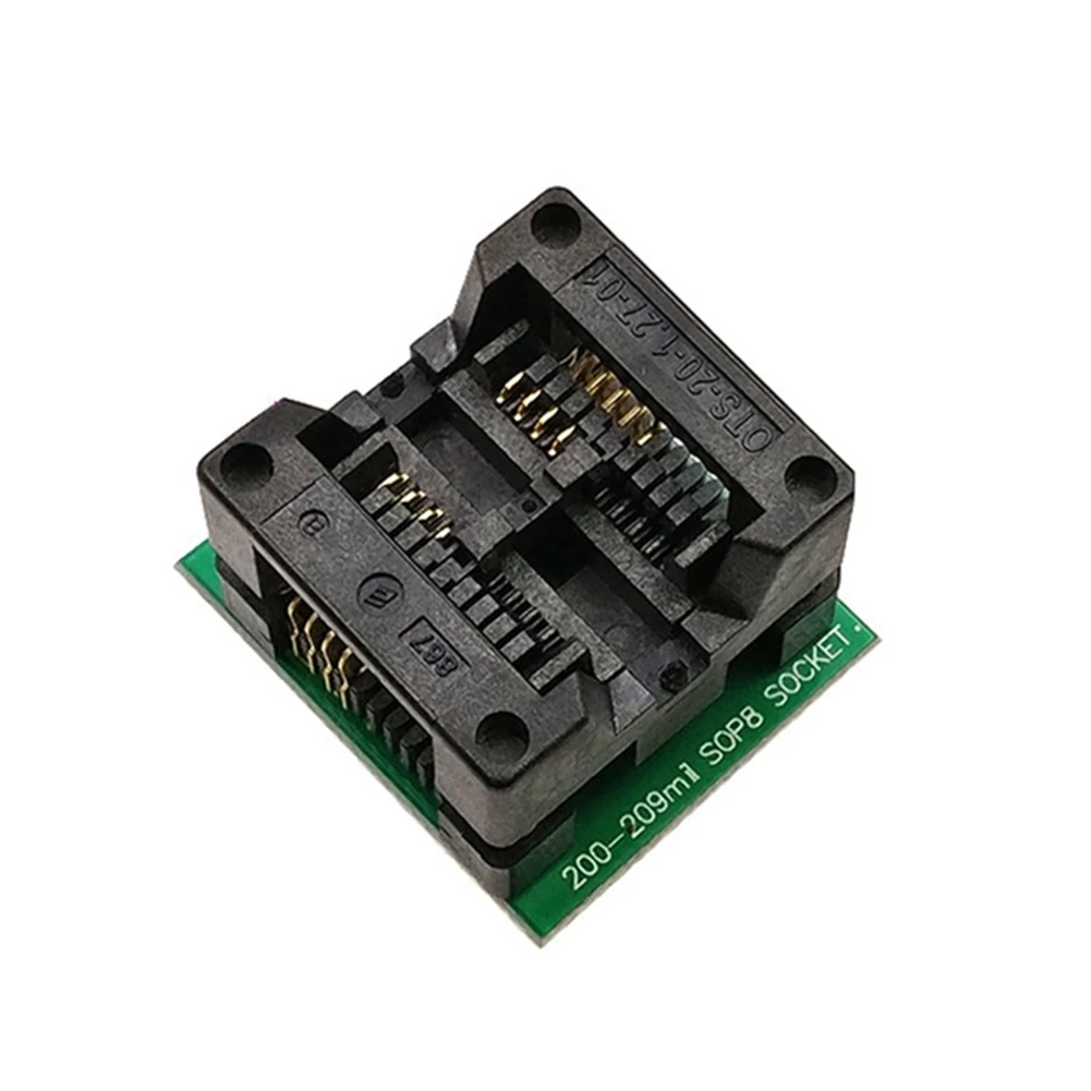 

1Pcs SOP8 to DIP8 SOP8 Turn DIP8 SOIC8 to DIP8 IC Socket Programmer Adapter Socket for Wide 200Mil