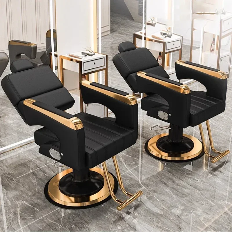 Lash Bed Salon Chairs Hair Stylist Manicure Chair Toilet Professional Hairdressing Furniture Silla De Barbero Massage Business