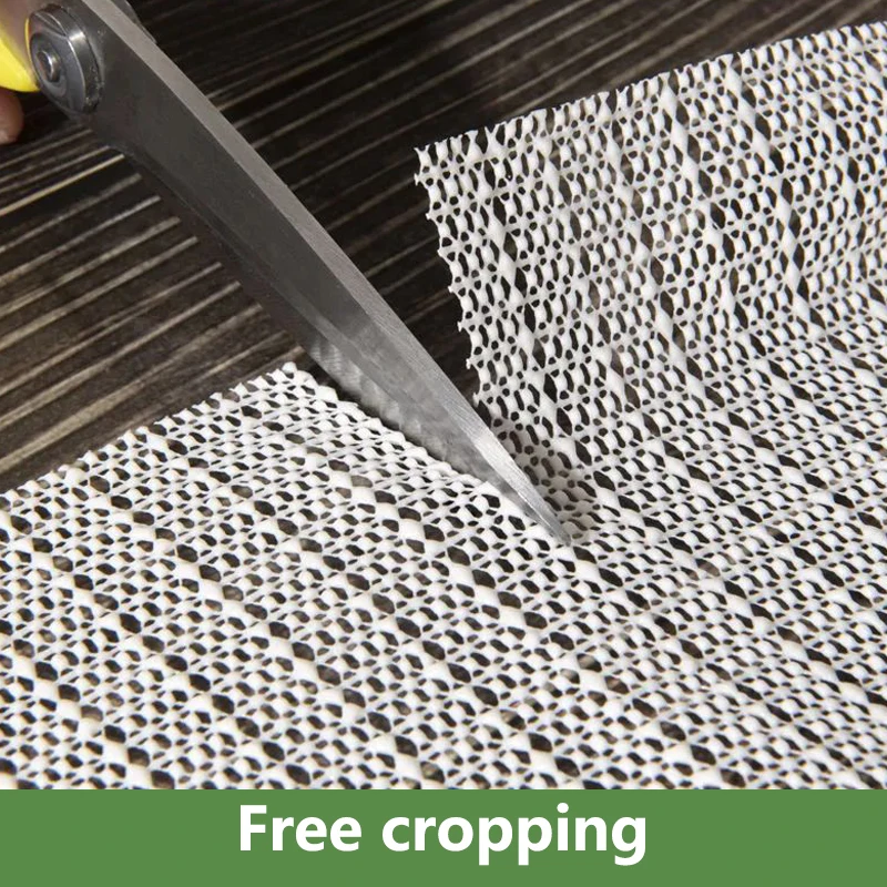 PVC Foaming Non Slip Mat Mattress Sofa Mat Antiskid Net Cloth Household Carpet Yoga Mat Anti-skid Fixing Fabric