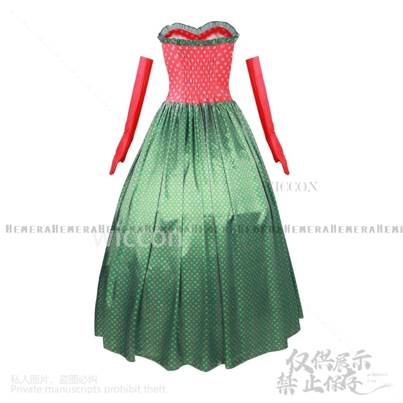 Anime Movie Costume natalizio Abito rosso verde Lolita Cosplay Martha May Whovier Uniforme per ragazze Donna Halloween personalizzato