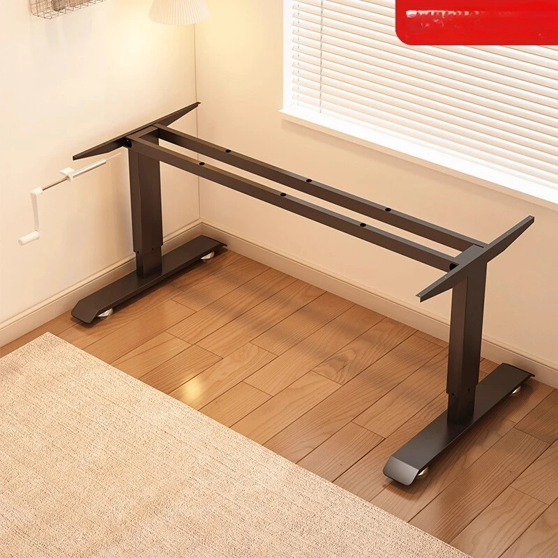Hand lifting table leg bracket Double beam adjustable study Computer frame Coffee E-sports bracket Tripo