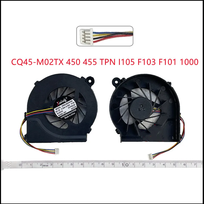 

New Laptop CPU Cooling Fan Cooler For HP CQ45-M02TX 450 455 TPN I105 F103 F101 1000