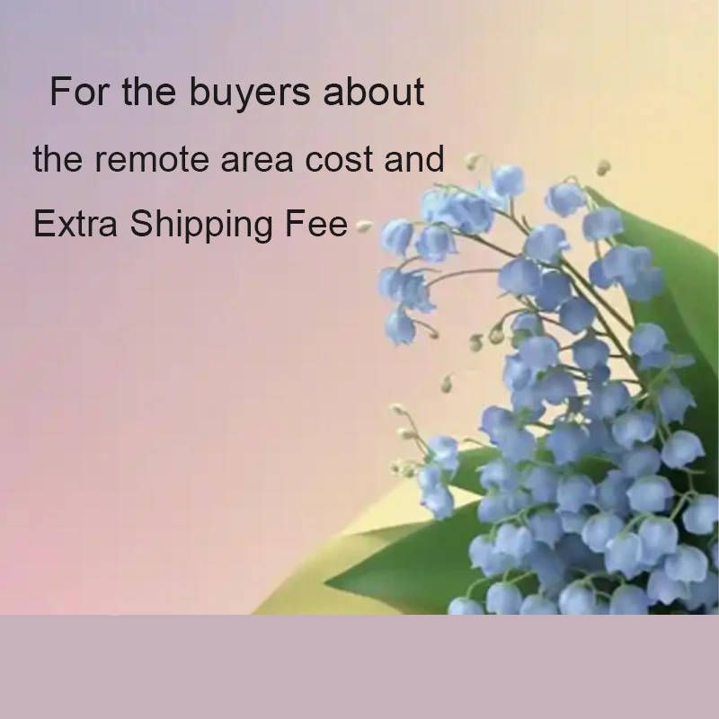 For the buyers about the remote area cost and Extra Shipping Fee
