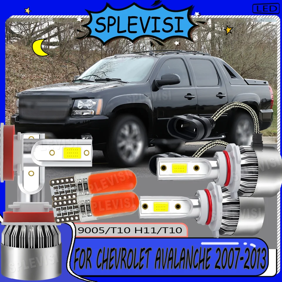 

Uniform and Bright Illumination durable LED Bulbs Headlight CSP Chips For Chevrolet Avalanche 2007 2008 2009 2010 2011 2012 2013