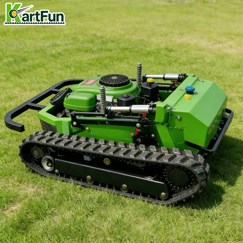 

Electric Start Remote Control Lawn Mower 224cc 1000mm Cutting Width Gas Power RC Mower for Large Garden Park Community Green