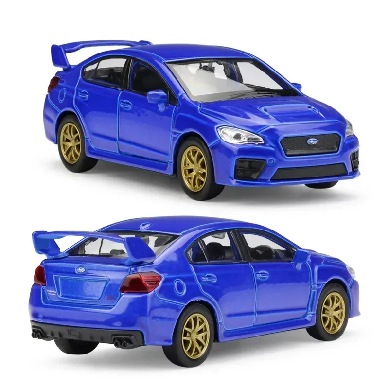 WELLY 1:36 Subaru lmpreza WRX STI Sports Car Simulation Alloy Car Model Crafts Decoration Collection Toy Tools Gift