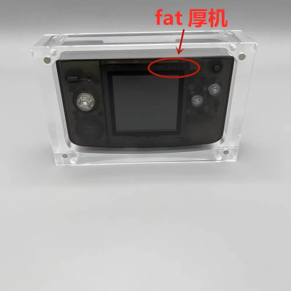 For Neo Geo Pocket Color Thin Machine For NGPC Thick Machine Acrylic console magnetic suction cover display box storage box