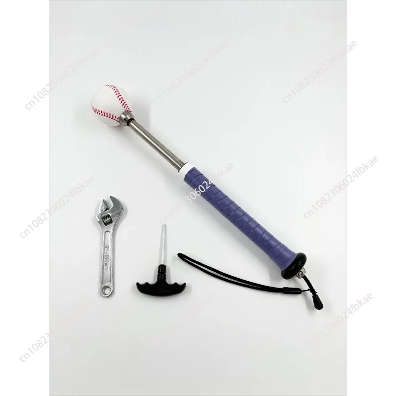 Baseball pitching batting force trainer, pitcher training bat swing exerciser, teaching equipment, sound generator