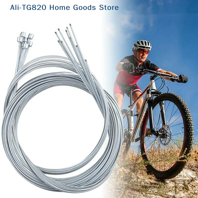 

[TG820]1pc Silver Bike Shift Cables Mountain Bike Shift Inner Stainless Steel Derailleur Cable