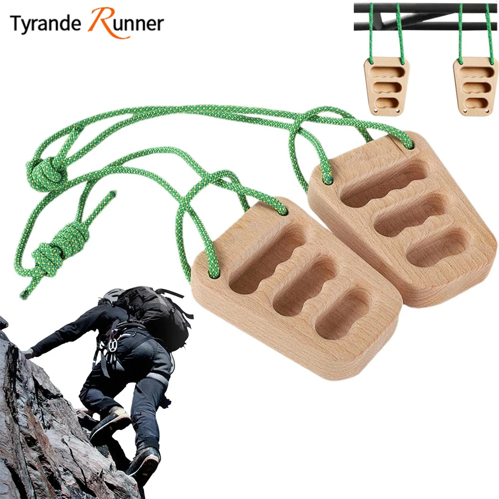 climbing-training-board-grip-strengthener-tension-block-wood-hangboard-rock-climbing-hold-sturdy-handmade-hangboard-for-climbers