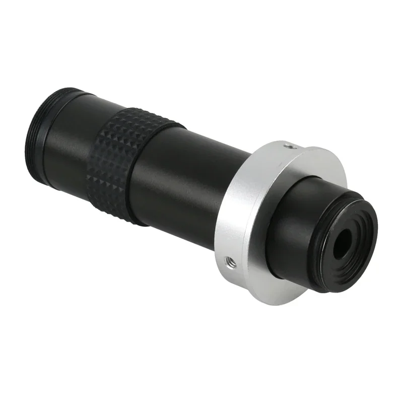 Industry Microscope Monocular C-Mount Lens 50mm 40mm Grey Ring Adapter