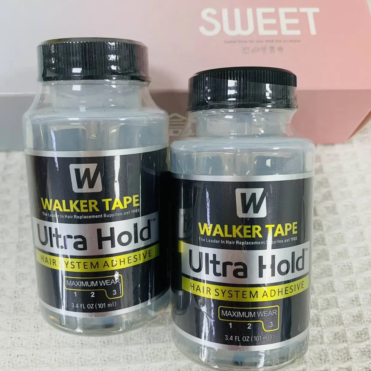 

2PCS Ultra Hold Lace Wig Glue Kit Waterproof Front Lace Installation Tape for Secure Fit Wig Maintenance Accessories