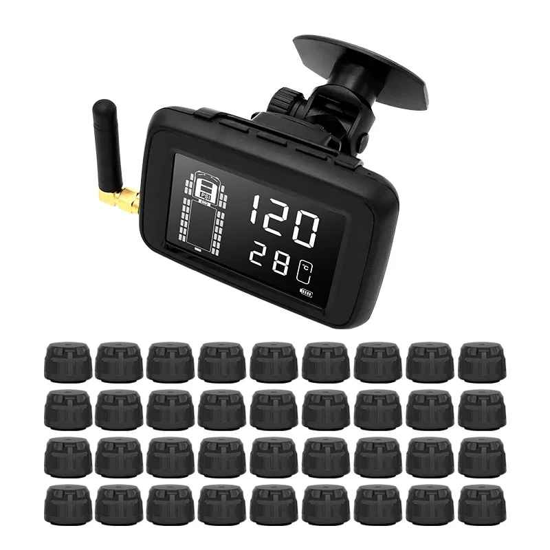 

2025Explosive Style 36 Wheels 901RV Беспроводная система контроля давления в шинах для грузовика