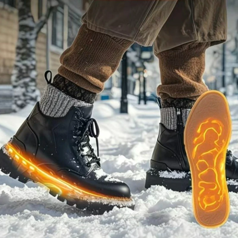 1/10Pairs Disposable Self-heating Insole Outdoor Winter No Electricity Long Lasting Warmth Up To 10 Hours Heated Insoles Unisex