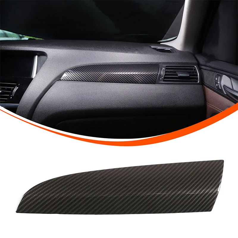 For BMW X3 X4 F25 F26 2011-2017ABS Carbon Fiber Car Center Console Decoration Panel Car Interior Accessories For Left hand drive