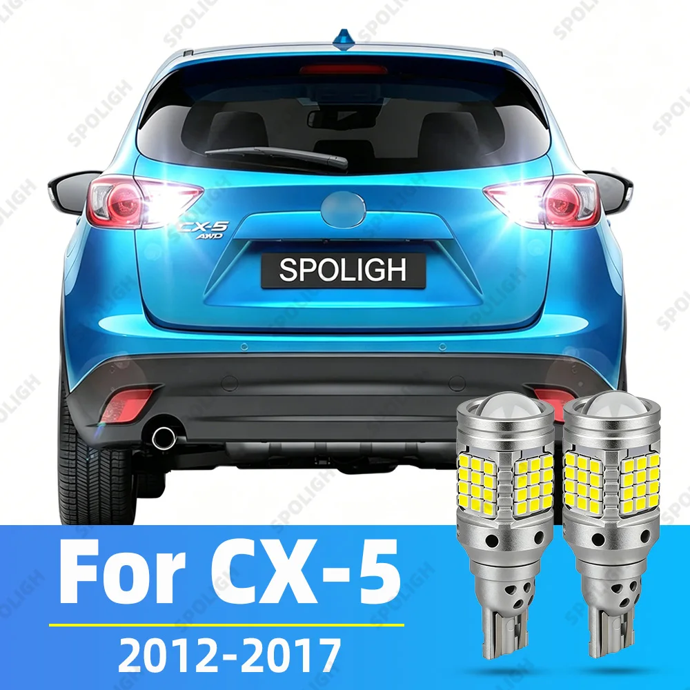 For Mazda CX-5 CX5 LED Reverse Lights Car Reversing Lamp For Mazda CX 5 2012 2013 2014 2015 2016 2017 LED Backup Back Up Light