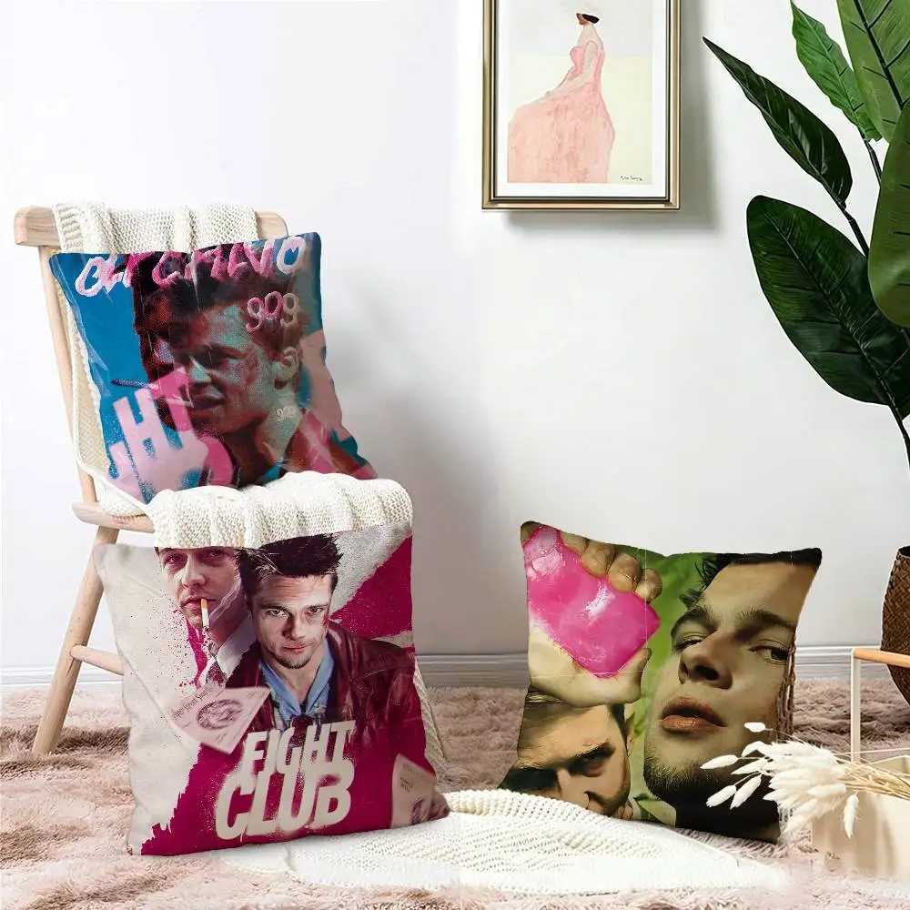 Good Movie F-Fight Club Pillow Cushion Cover Pillowcase Living Room Sofa Home Decor Customized
