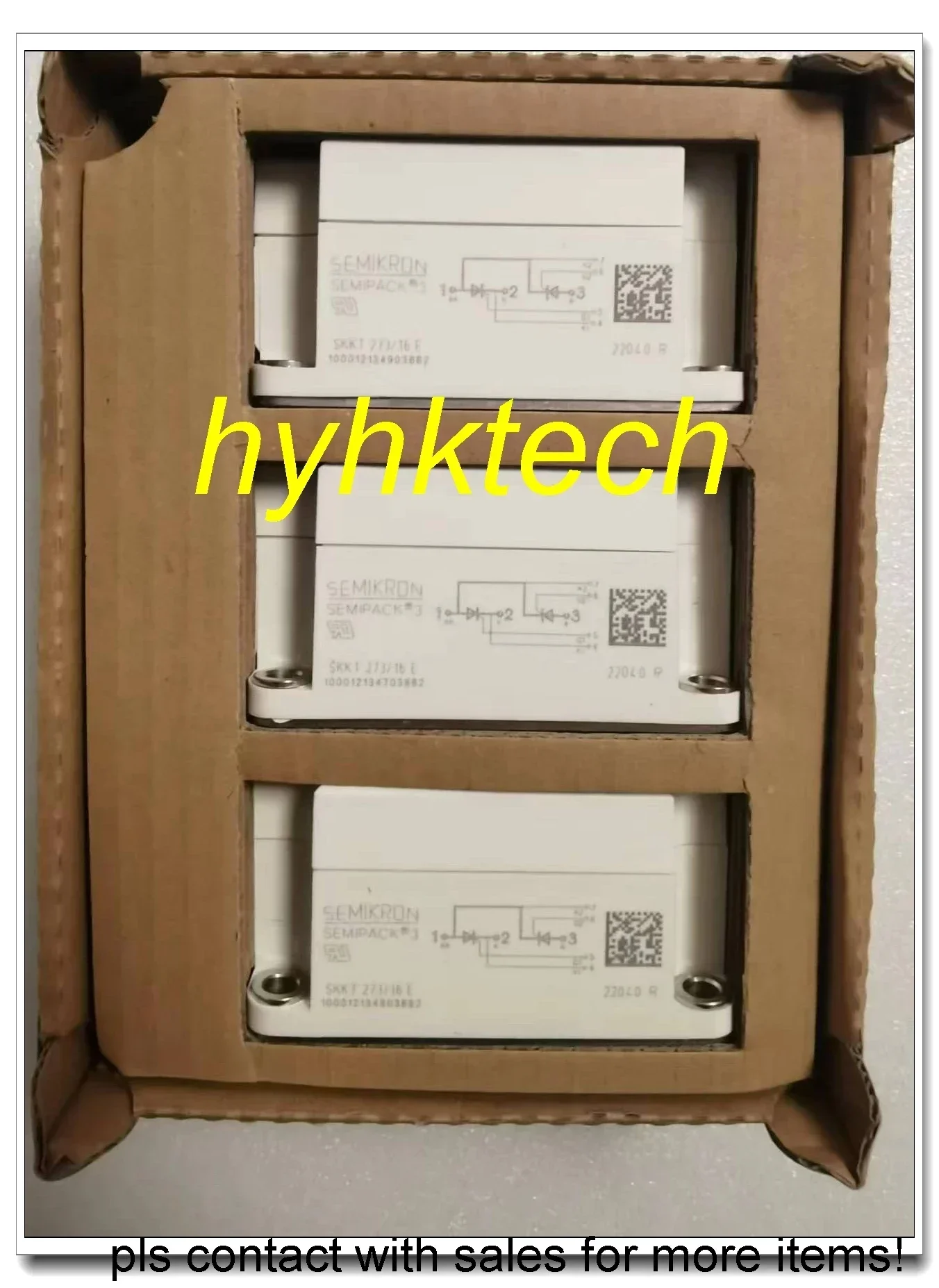SKKT273/16E SKKT 273/16E New&Original IGBT Module, Ready Stock