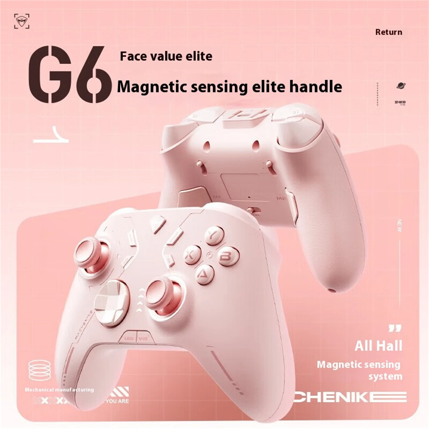 

MACHENIKE G6/G610 Game Controller | Bluetooth Wireless Tri-Mode | Hall Effect Sensor | Compatible with Switch