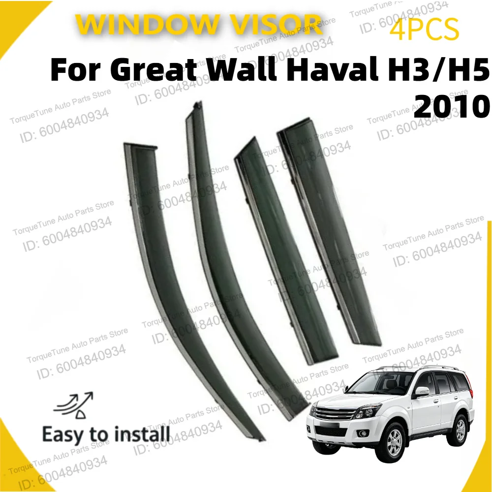 

For GREAT WALL HAVAL H3/H5 2010 OEM High Quality PC Injection Deflector in Channel Window Visor
