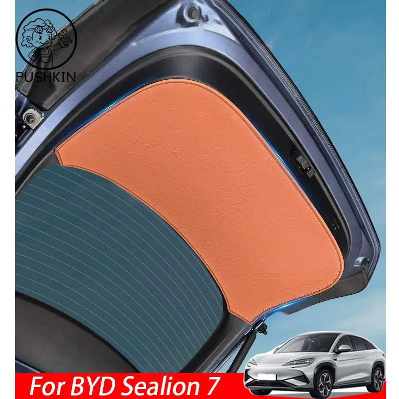 

For BYD Sealion 7 2024 2025 Car Styling Tailgate Protection Sticker Trunk Protection Pad Anti Kick Mat Auto Modified Accessories