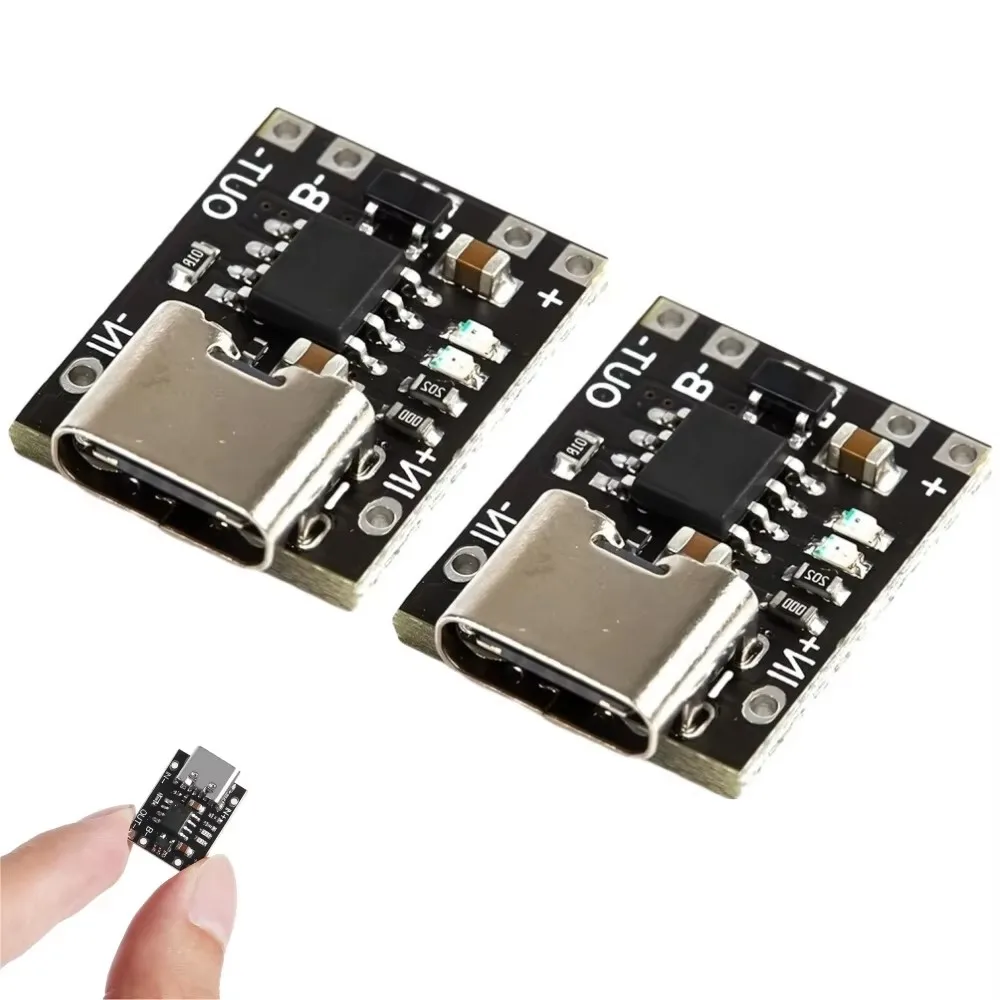Type-C Charging Board with Protection Circuit USB C Interface Charging Module 3.7V-4.2V 18650 Li-ion Battery DIY Projects