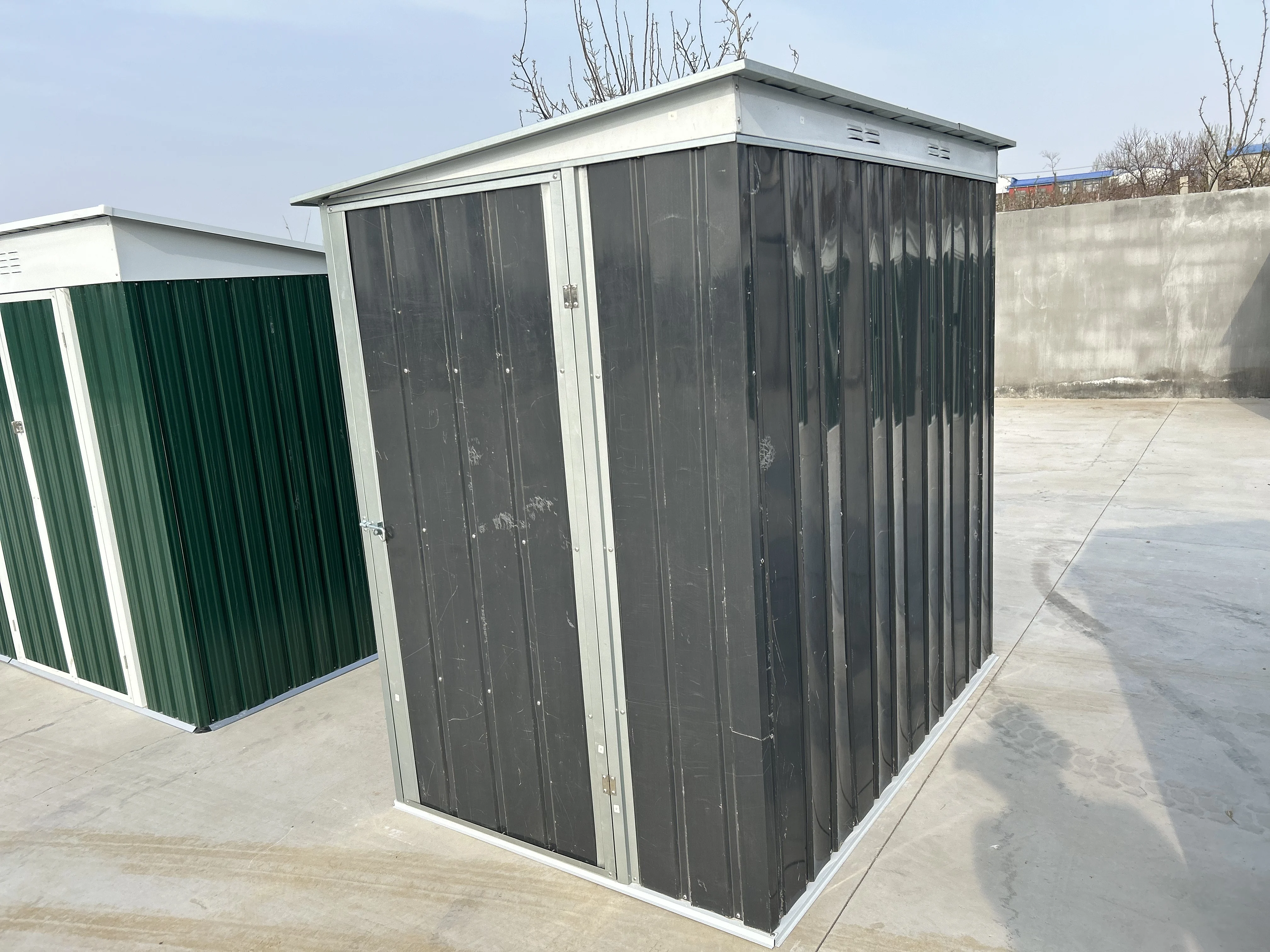 أفضل مصنع لتخزين الحديقة بالجملة وسقيفة للفناء الخلفي وسقيفة معدنية في الهواء الطلق مقاس 6 أقدام × 4 أقدام