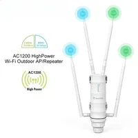 2024 Wavlink High Power AC1200 Outdoor Waterproof Wireless WiFi Repeater AP/WiFi Router Dual Dand 5G Long Range Extender Antenna