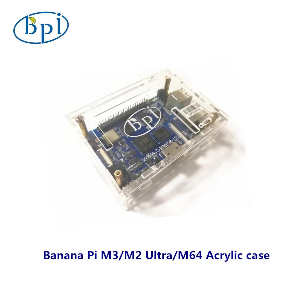Banana Pi M3/M2 Ultra/M64 Caja Acrílico/Transparente